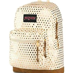 Gold polka dot backpack